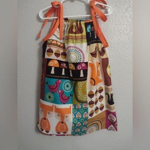 Vintage fall pillowcase dress